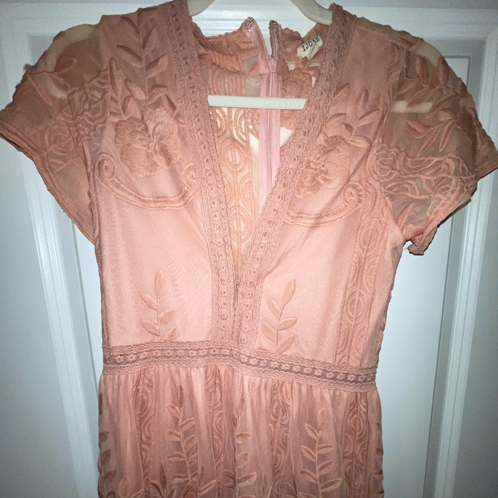 Lace romper dress